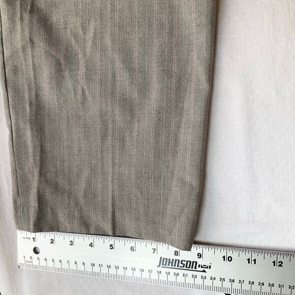 Lane Bryant Women Formal Straight Leg Pants size 18, Taupe Gray - Picture 6 of 11